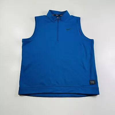 Nike Golf Full Zip Sweater Vest Blue Men’s Size XL • $19.95