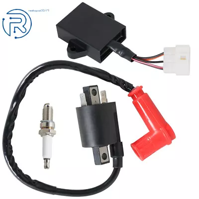 For Yamaha G9 G9A Gas Golf Cart 90-95 Ignition Coil Ignitor CDI Box & Spark Plug • $23.74