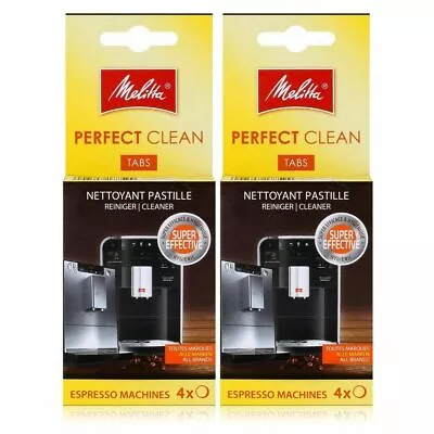 Melitta Perfect Clean Filter Espresso Coffee Machine Cleaner (2 Packs) 6545529x2 • £6.45