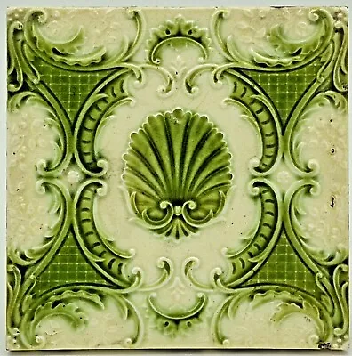 Antique Fireplace Tile Maw & Co C1906 AE3 • $24.87