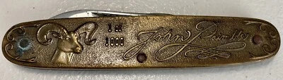 $0.99 • Buy JOHN PRIMBLE Belknap Bluegrass Hardware Pocket Knife Bighorn Sheep JP-AW2