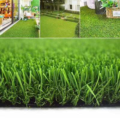 £8.89 • Buy 50X200cm Artificial Grass Turf Offcut Roll Artificial Realistic Turf Lawn Fake 