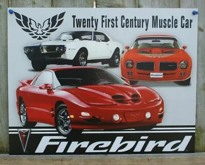 $9.99 • Buy Pontiac Firebird Tin Sign Man Cave Garage Trans AM Rod Muscle Car Classic V8
