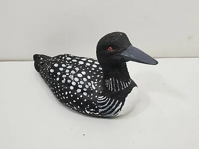 Resin Duck Decoy Faux Wood Loon Wildlife Collectibles Miniature Vintage • $39.96