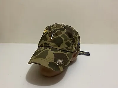 Polo Ralph Lauren Cap Hat Men One Size New W/ Tags Hunting Camo Print Embroidery • $499.95