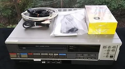 JVC Video Cassette Recorder/Player Model No. BR-3000U W/ Cords Remote & 2 Tapes • $65.95