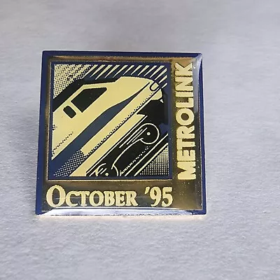 Vintage  Metrolink October 1995 Lapel Hat Pin Tie Tack • $16.99