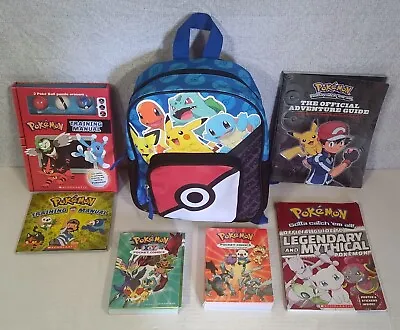 $32.99 • Buy Pokémon Kids 11  Backpack W 5 Books