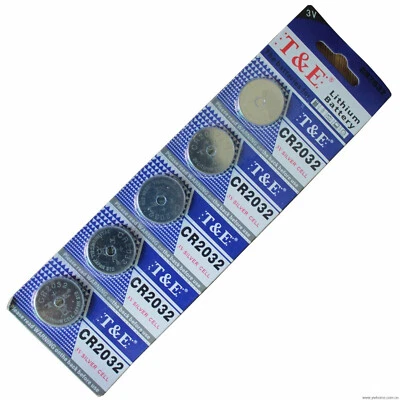 £2.95 • Buy 5 X Batteries For Salter Digital Bathroom Kitchen Weighing Scales CR2032 Battery
