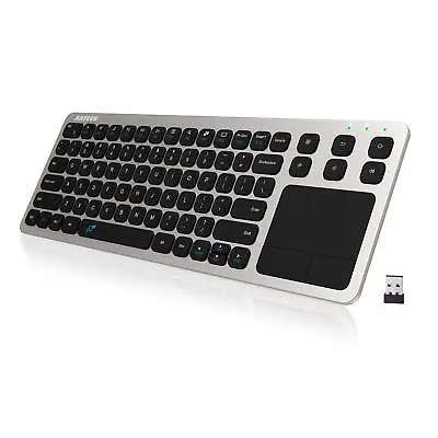 	Wireless Keyboard 2.4G Touch TV With Easy Media Control Built-In Touchpad Mo... • $45.46