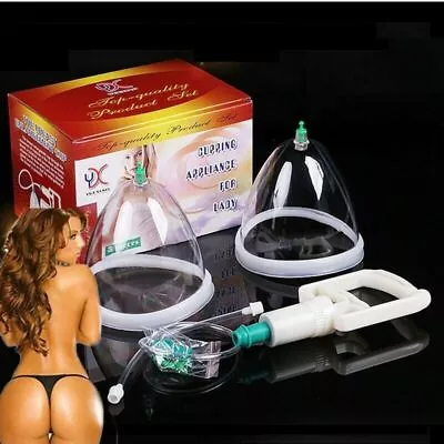 $19.99 • Buy Breast Buttocks Enhancement Pump Lifting Vacuum Suction Cupping Therapy Devices