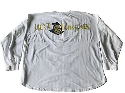 UCF Knights Football Shirt Spirit Jersey Long Sleeve Unisex XL Oversized • $14