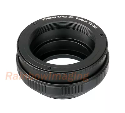 M42 To M42 42mm Screw Mount Adjustable Macro Focusing Helicoid Ring 15mm - 26mm • $19.99