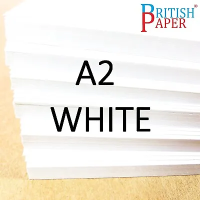 A2 A3 A4 A5 A6 White Card Thick Paper Cardboard Printer Copier Sheets Gsm Crafts • £148.99