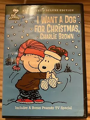 I Want A Dog For Christmas Charlie Brown (DVD 2003) • $1.95