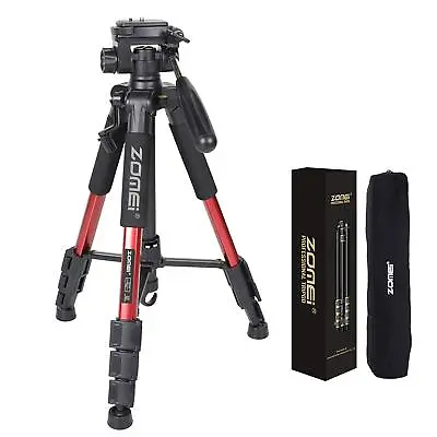 Zomei 55  Q111 PanHead Tripod Travel Portable For Canon Nikon Sony DSLR Camera • £23.99
