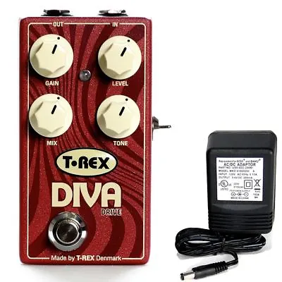 T-Rex Diva Drive Overdrive Pedal W/ 9v Power Supply • $179