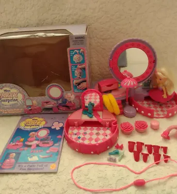 Toy Biz Miss Party Surprise Doll Make Up Party Miniature Playset *INCOMPLETE* • $29.04