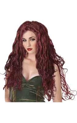 Women's Medusa Red Wig Greek Halloween Fancy Dress Costume Accessory • £24.99