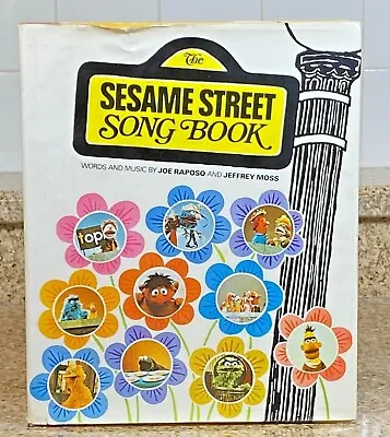 Vintage 1971 The Sesame Street Song Book Muppets Hardcover W/ DJ 1st Edition • $12