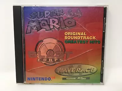 Nintendo 64 Original Soundtrack Greatest Hits Super Mario Ki Gold Wave Race CD • $40