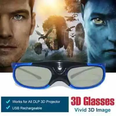 Active Shutter 3D Glasses For 3D DLP-Link Projector BenQ Optoma Acer Viewsonic • $23.98