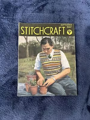 Rare Vintage Stitchcraft September 1947 Original Magazine Booklet Needlework • £5.99