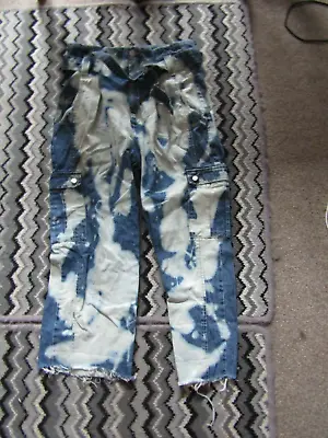 £10 • Buy Michelle Keegan Bleach Jeans 10  Skinhead Punk Scooterist Rockabilly Rock
