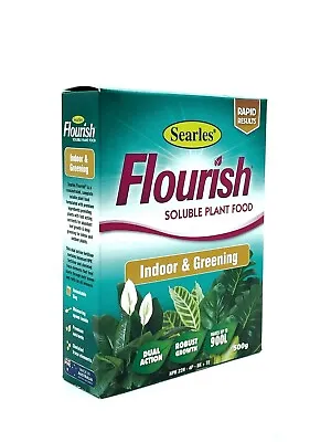 $24.99 • Buy Searles Flourish Indoor & Greening Soluble Plant Food Fertilizer 500g  
