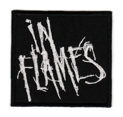 In Flames Sew-on Patch | Swedish Heavy Alternative Melodic Death Metal Band Logo • $6.49