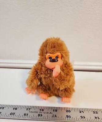 Vintage Russ Baby Gonga Thumb Sucking Monkey Gorilla Plush 5 Inch Stuffed Animal • $8