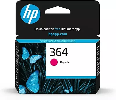 Genuine HP 364 Magenta Ink Cartridge CB319EE Dated July 2023 • £7.99