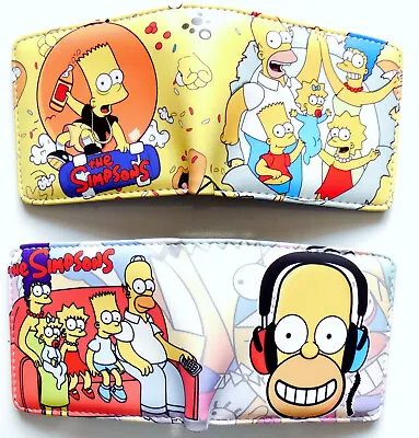£10.89 • Buy THE SIMPSONS WALLET Purse Id Window 2 Card Slots Zipped Coin Pocket Bart Homer