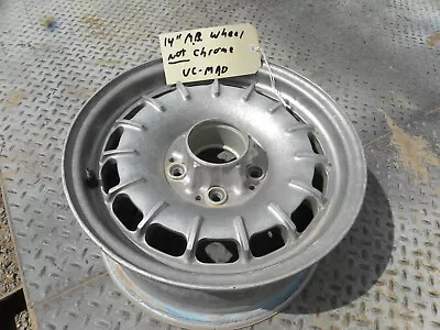 OEM Mercedes Benz W107 W116 W123 W114  14 Inch Alloy Wheel Rim........UC- MAD • $85