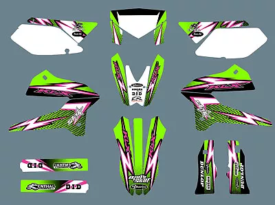 $76.23 • Buy For 2008-2020 Kawasaki KLX250 Graphics Kit Backgrounds Decals Full Kit