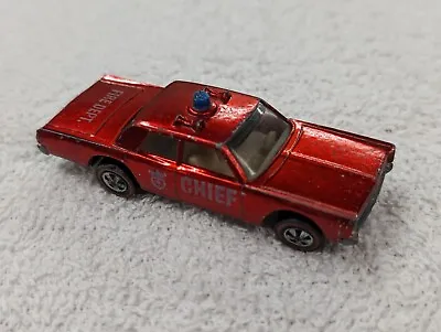 Vintage Hot Wheels Redline Cruiser Plymouth Fire Chief Car 1968 Usa Red / White • $54.95