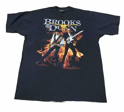 Vintage Brooks & Dunn Shirt XL 1994 Electric Rodeo Band Concert Tour Shirt • $45
