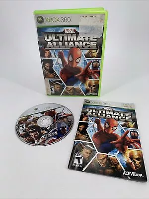 Marvel Ultimate Alliance (Microsoft Xbox 360 2006) Complete CIB & Tested • $13.95