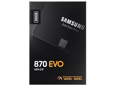 Samsung 870 EVO 500GB 2.5  Internal SSD MZ-77E500BW • $121