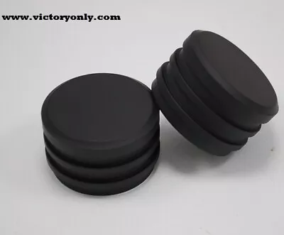 Cam Adjuster Covers Victory Motorcycle All Black Finned All 2004 - 2017 Models • $65