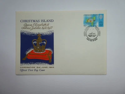 £1 • Buy Christmas Island Silver Jubilee 1977 FDC