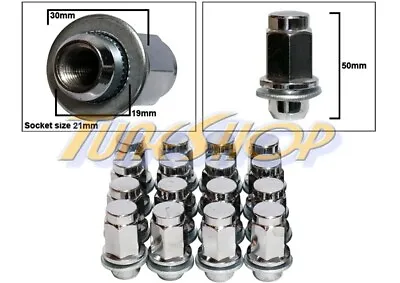 16 Extended 50mm Mitsubishi Oem Oe Stock Factory Wheels Mag Lug Nut 12x1.5 1.5 • $21.95