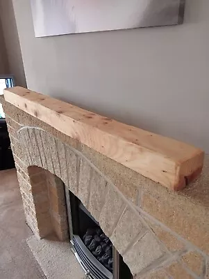 Oak Colour Beam Fireplace Mantel Mantelpiece Wooden Beam • £20