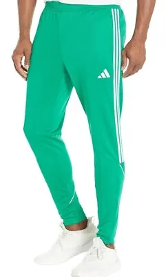 Adidas Men's Tiro Pants Court Green/White XX-Large New Football/track Pants • $41.95