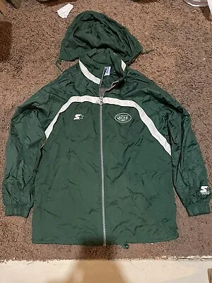 New York Jets Starter Waterproof Jacket NFL Size M • $20