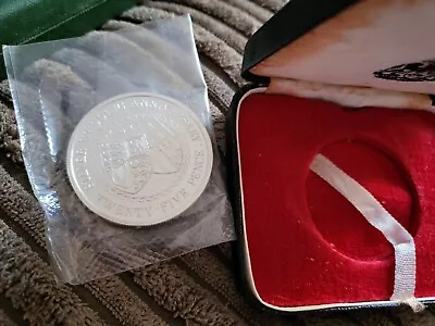 £30 • Buy 1972 Isle Of Man Silver Proof 25 Pence Coin QEII Silver Wedding Anniversary