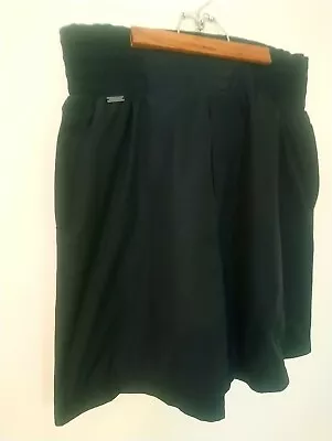 £34.76 • Buy Adidas Slvr Black SILKY Polyester Shorts Boxing Basketball Pockets Sz 32