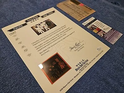 Elvis Presley Rare Original Photo Negative W/ Kang Rhee Karate Signed Letter COA • $499.99