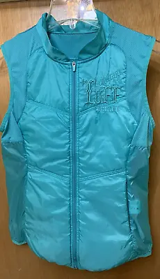 Cowgirl Tuff Vest Sz Small Light Weight Teal Blue • $15.99