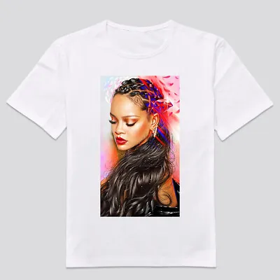 Custom T Shirt Rihanna Music Hip Hop R&b Vintage Tee Artist Pop • $39.99